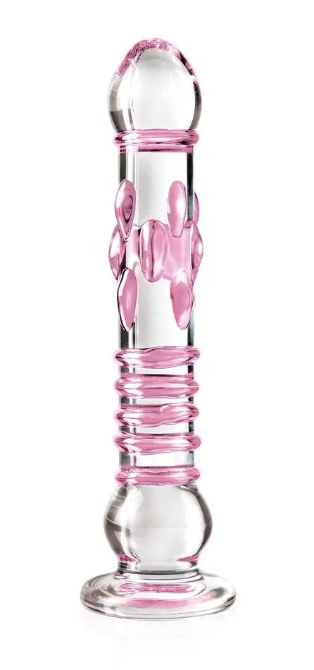 Icicles No 6 Clear Pink Pipedream Dildos