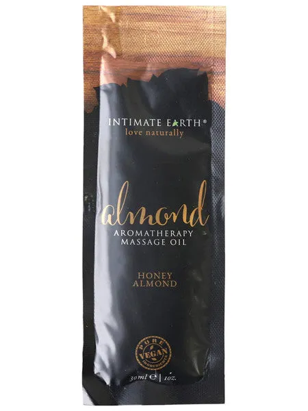 Intimate Earth Couples Almond Massage Oil Foil 30ml1oz
