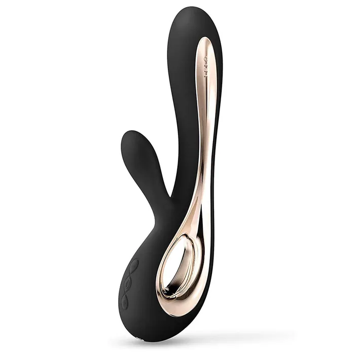 Lelo Vibrators Lelo Soraya 2 Dual Rabbit Vibrator Black