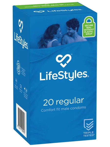 LifeStyles LifeStyles REGULAR 20s Condoms Vibrators
