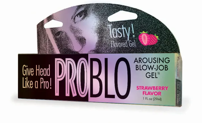 Little Genie Enhancers Problo Arousing BlowJob Gel Strawberry 15 Fl Oz