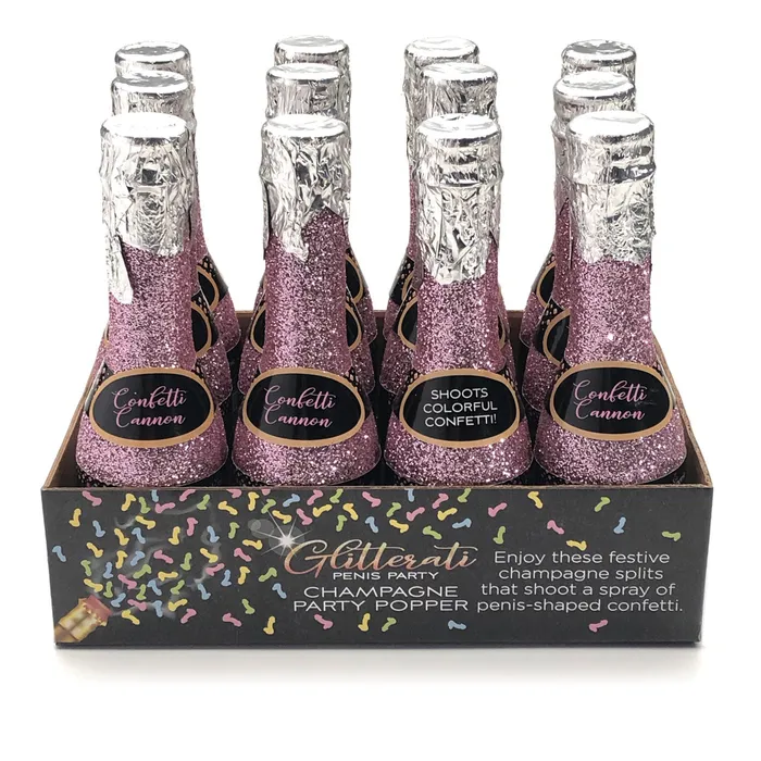 Little Genie Vibrators Glitterati Champagne Confetti Poppers