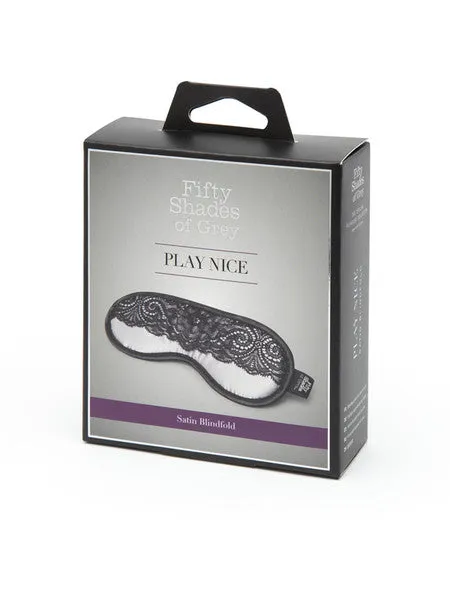 Lovehoney Vibrators Fifty Shades of Grey Play Nice Satin and Lace Blindfold