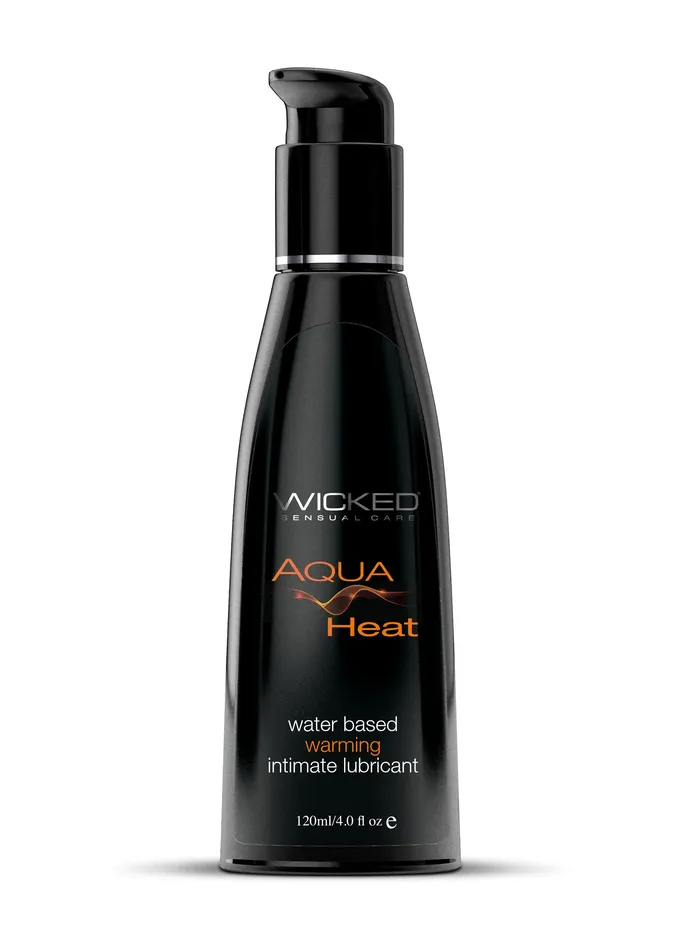 Lubricants Wicked Sensual Care Aqua Heat Water Based Warming Lubricant 4 Fl Oz