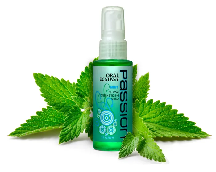 Male Sex Toys XR Brands Passion Lubricant Oral Ectasy Mint Flavored Deep Throat Numbering Spray 2 Oz Male Sex Toys XR Brands Passion Lubricant Oral Ectasy Mint Flavored Deep Throat Numbering Spray 2 Oz