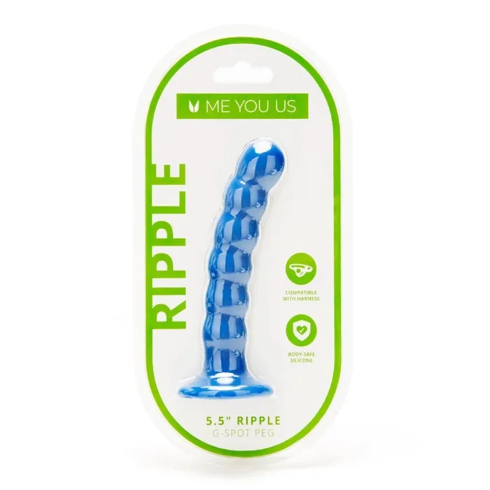 Me You Us Dildos Me You Us 55 Inch Ripple G Spot Peg Dildo