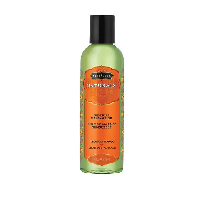 Naturals Massage Oil Tropical Mango 2 Fl Oz 59 ml Kama Sutra Couples