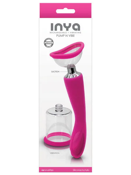 NS Novelties INYA Pump and Vibe Pink Vibrators