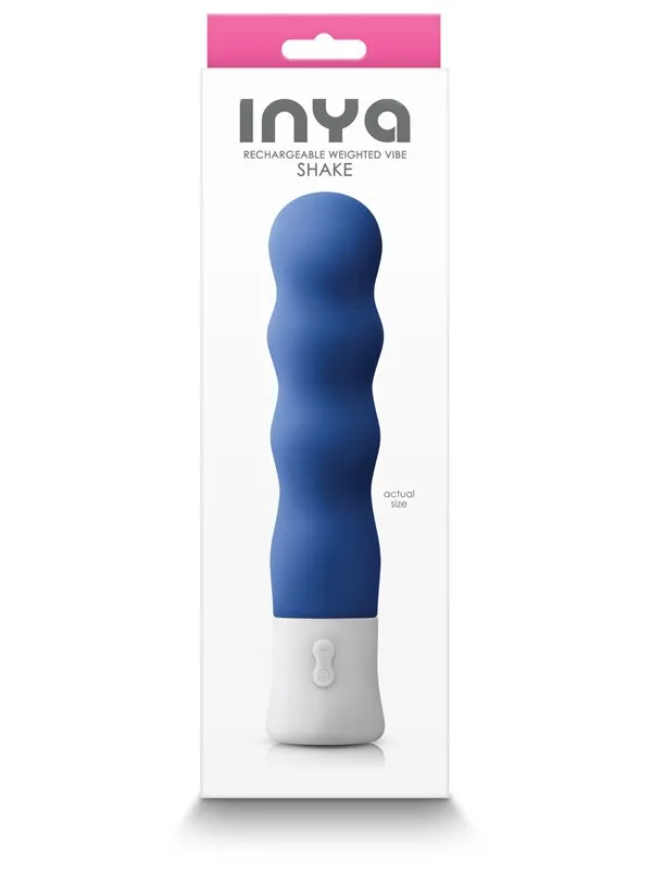 NS Novelties INYA Shake Blue Vibrators NS Novelties INYA Shake Blue Vibrators