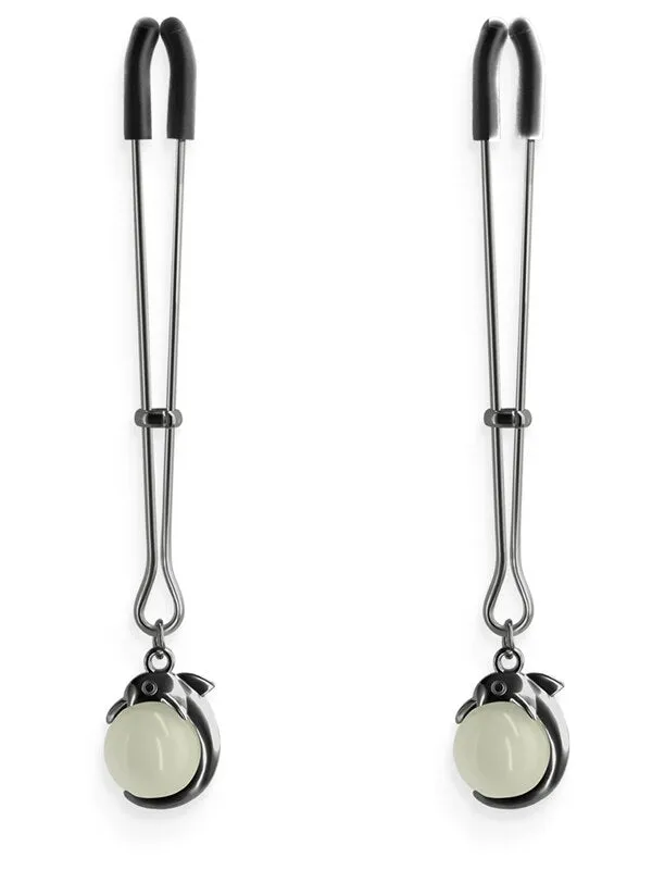 NS Novelties Nipple Clitoral Toys Bound Nipple Clamps G1 Gunmetal