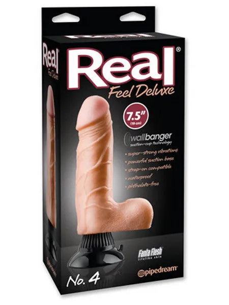 Pipedream Products Real Feel Deluxe No 4 Flesh Vibrators