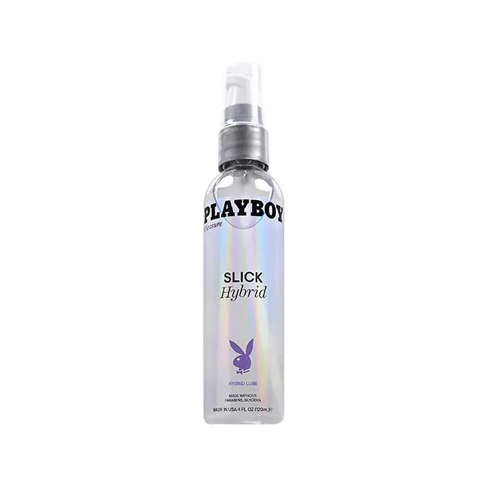 Playboy Lubricants Playboy Pleasure Slick Hybrid Lubricant 4 Oz