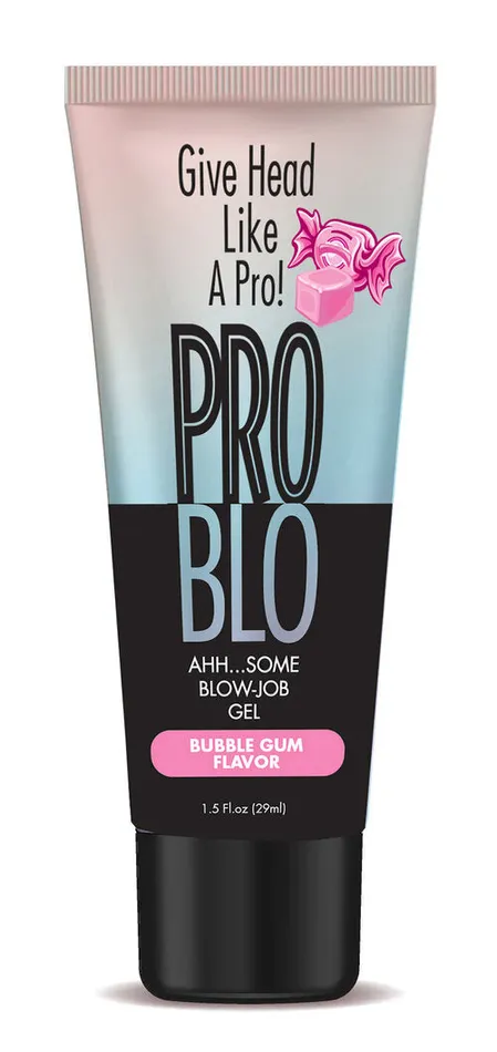 Problo Ahhsome BlowJob Gel Bubble Gum 15 Fl Oz Little Genie Enhancers
