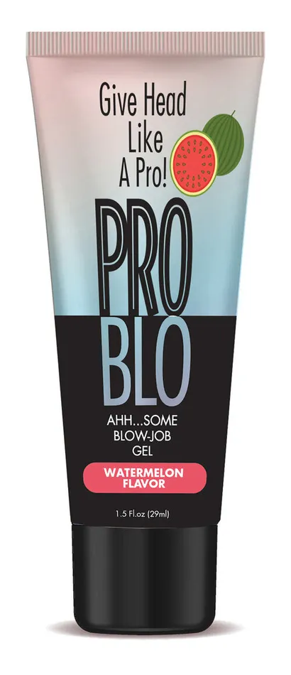 Problo Ahhsome BlowJob Gel Watermelon 15 Fl Oz Little Genie Enhancers