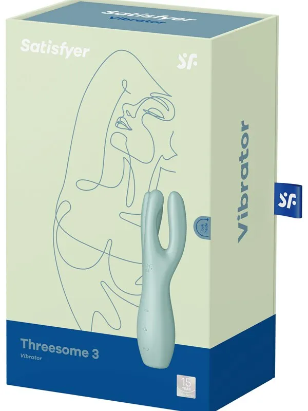 Satisfyer Threesome 3 Mint Satisfyer Vibrators Satisfyer Threesome 3 Mint Satisfyer Vibrators