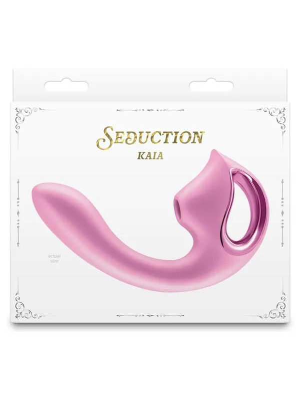 Seduction Kaia Metallic Pink NS Novelties Vibrators Seduction Kaia Metallic Pink NS Novelties Vibrators