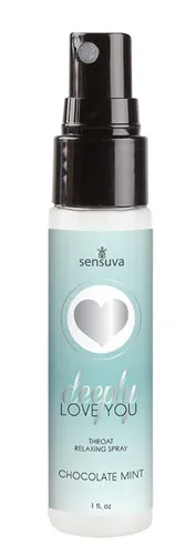 Sensuva Vibrators Deeply Love You Throat Relaxing Spray Chocolate Mint 1 Fl Oz Sensuva Vibrators Deeply Love You Throat Relaxing Spray Chocolate Mint 1 Fl Oz