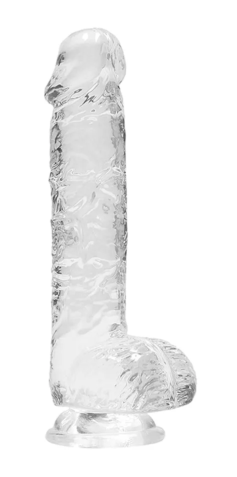 Shots RealRock Female Sex Toys 6 Inch Realistic Dildo With Balls Translucent Shots RealRock Female Sex Toys 6 Inch Realistic Dildo With Balls Translucent