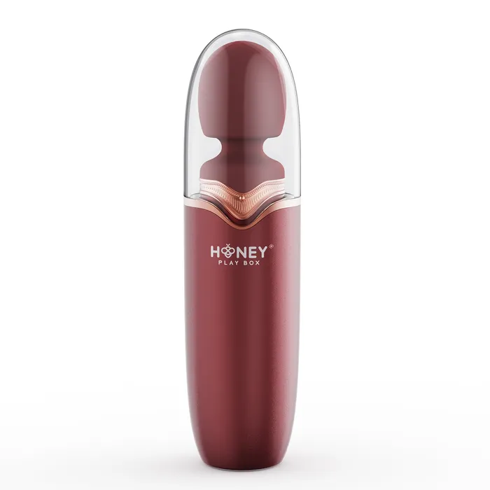 Stormi Powerful Wand Massager Red Wine Honey Play Box Vibrators