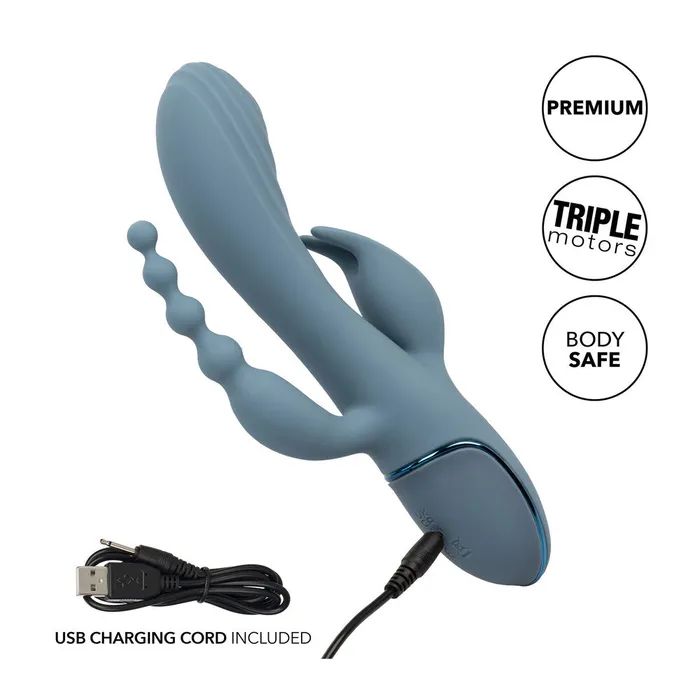 Triple Ecstasy Triple Motor Stimulator California Exotic Vibrators