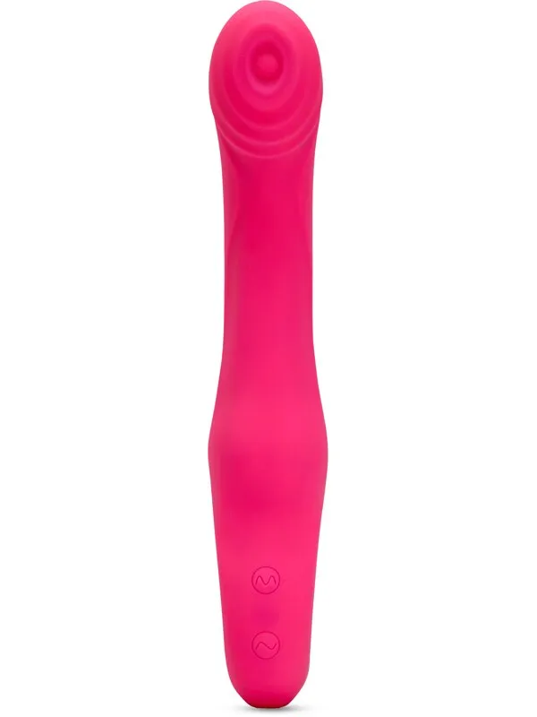 Vibrators Novel Creations Nu Sensuelle Rhapsody Single Tapping Vibe Deep Pink