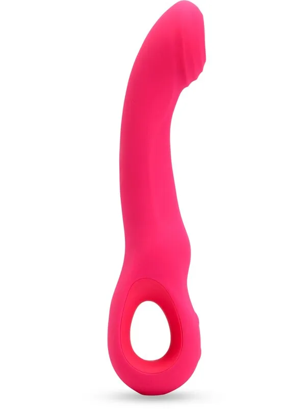 Vibrators Novel Creations Nu Sensuelle Rhapsody Single Tapping Vibe Deep Pink