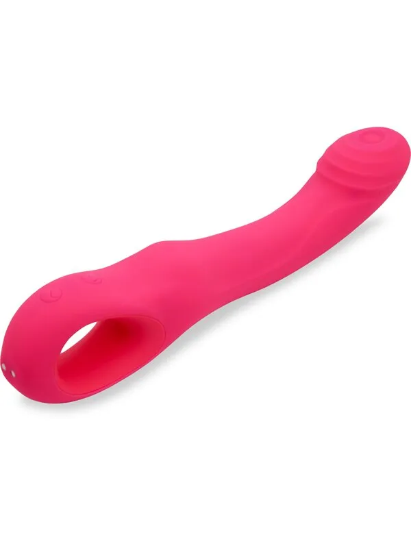 Vibrators Novel Creations Nu Sensuelle Rhapsody Single Tapping Vibe Deep Pink