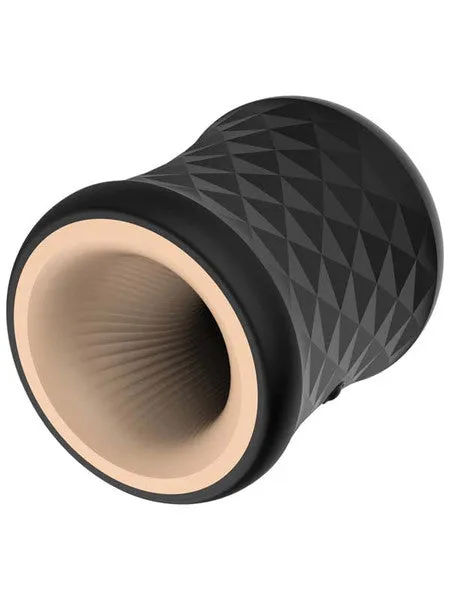 Vibrators Playful Diamonds The King Rechargeable Stroker Black