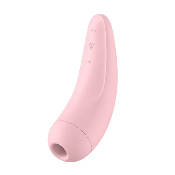 Vibrators Satisfyer App Enabled Curvy 2 Plus Clitoral Massager Pink Creative Conceptions Vibrators Satisfyer App Enabled Curvy 2 Plus Clitoral Massager Pink Creative Conceptions