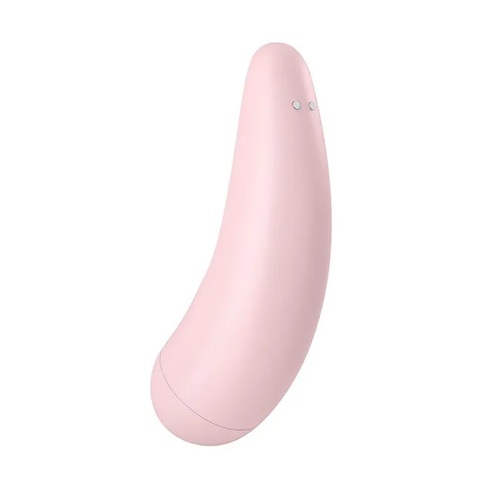Vibrators Satisfyer App Enabled Curvy 2 Plus Clitoral Massager Pink Creative Conceptions