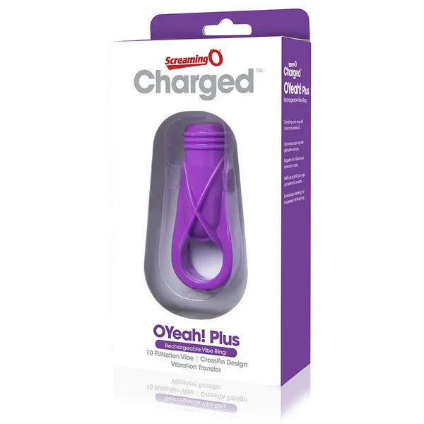 Vibrators Screaming O Charged Oyeah Plus Ring Purple 6 units