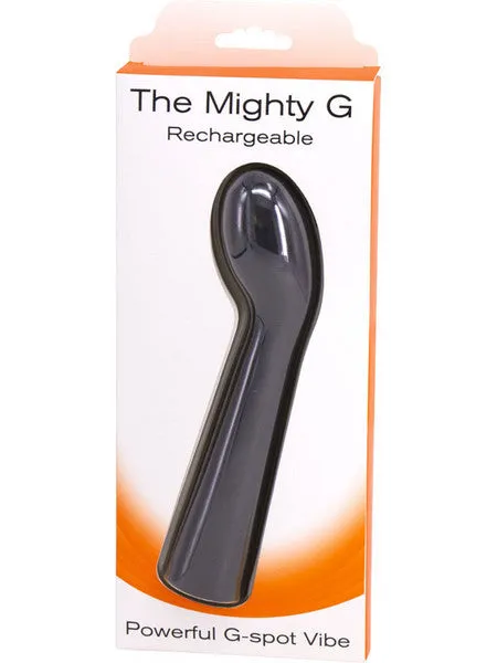 Vibrators Seven Creations Rechargeable Silicone G Spot Vibe Black