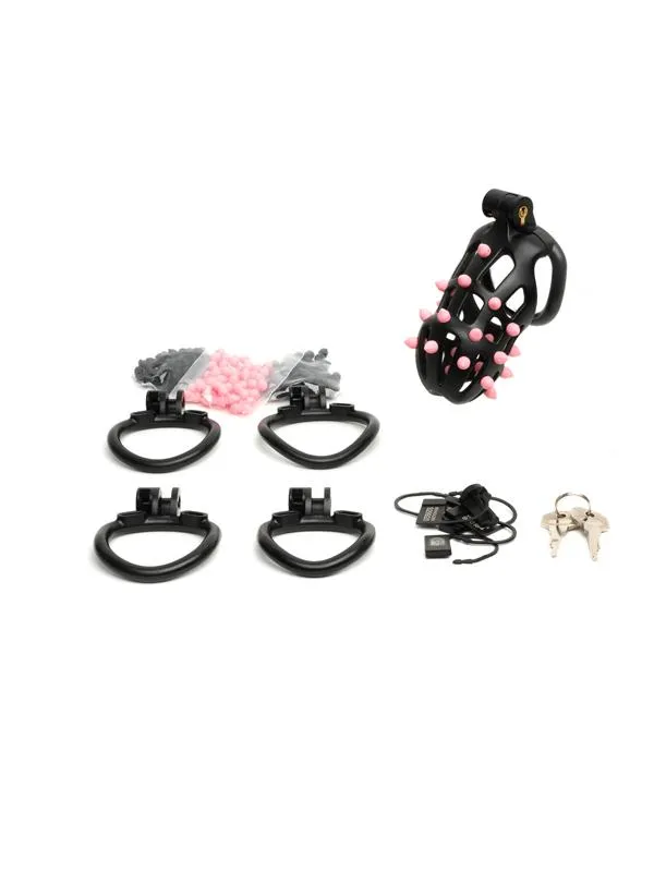Vibrators Sport Fucker FlexiSpike by CellMate Black Pink Size 2