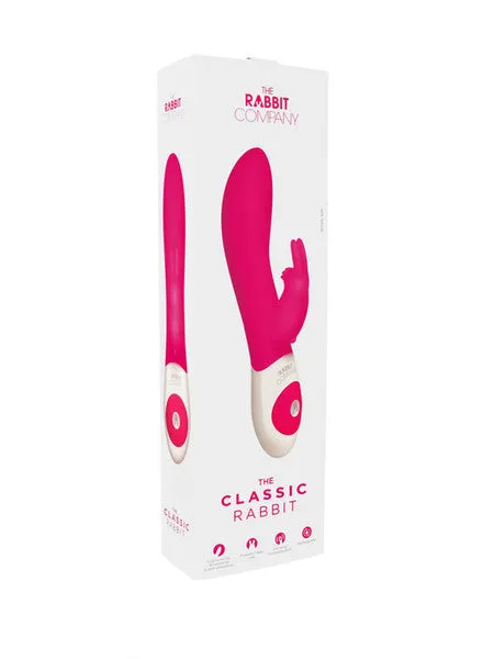 Vibrators The Rabbit Company The Classic Rabbit USB Rechargeable Hot Pink