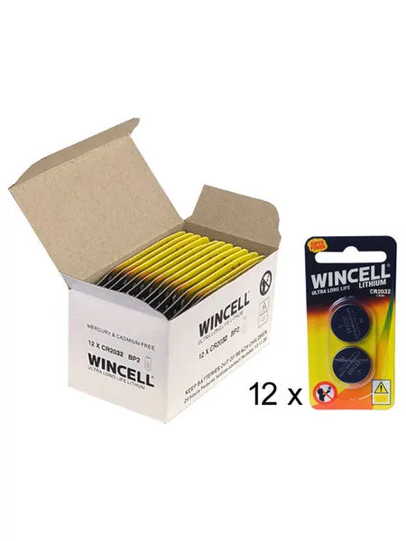 Vibrators Wincell CR2032 Lithium BP2 12pk