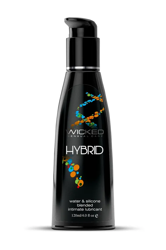 Wicked Sensual Care Hybrid Water and Silicone Blended Lubricant 4 Fl Oz Lubricants