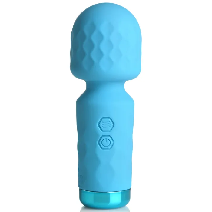 XR Brands Bang Vibrators 10x Mini Silicone Wand Blue