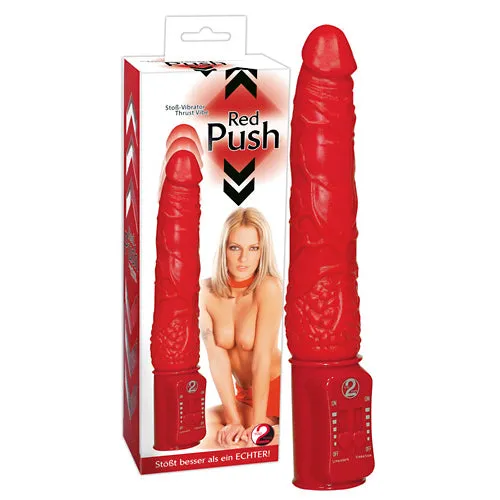 YT2 Red Push Vibrator You2Toys Vibrators