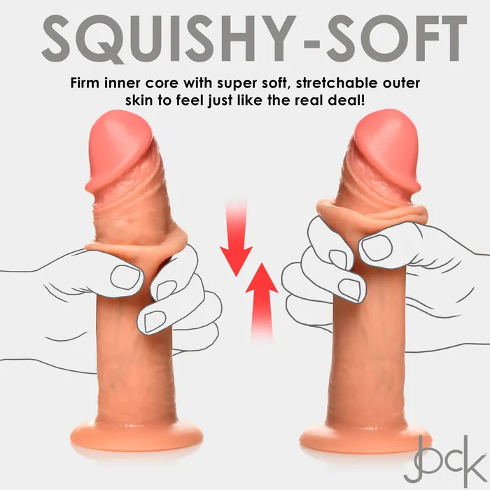 10X Real Skin 8 inch Vibrating Dildo Curve Toys Dildos