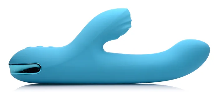5 Star 13X Silicone Pulsing and Vibrating Rabbit Teal XR Brands Vibrators
