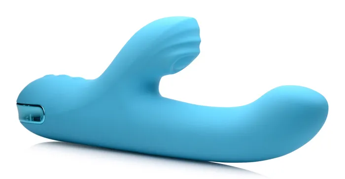 5 Star 13X Silicone Pulsing and Vibrating Rabbit Teal XR Brands Vibrators