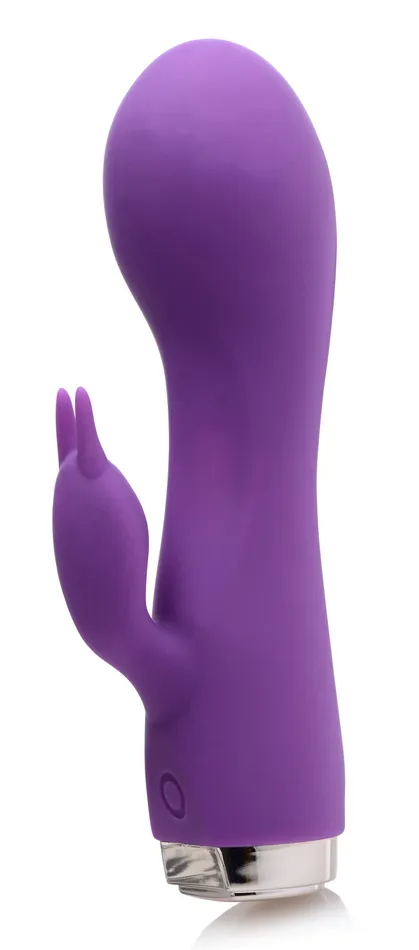 Curve Toys Vibrators 10X Wonder Mini Rabbit Silicone Vibrator Purple