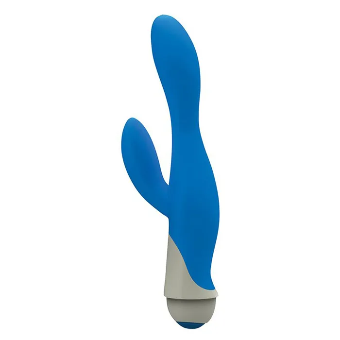 Curve Toys Vibrators Serena 7 Speed Silicone Rabbit Vibe Blue