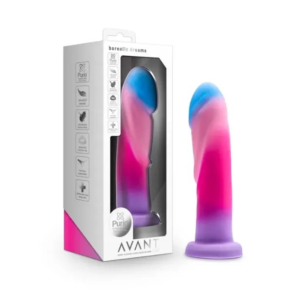 Dildos OSAS Avant Borealis Dreams Cotton Candy Coloured 197cm Dildo