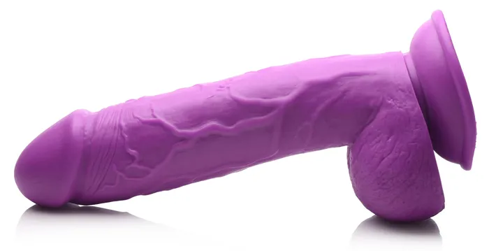 Dildos XR Brands 825 Inch Dildo with Balls Purple