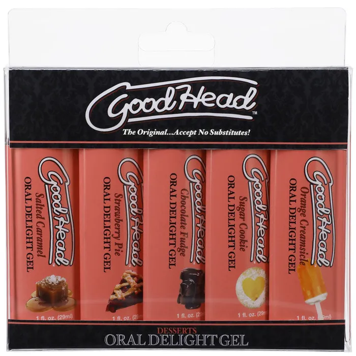 Doc Johnson Enhancers GoodHead Oral Delight Gel Desserts