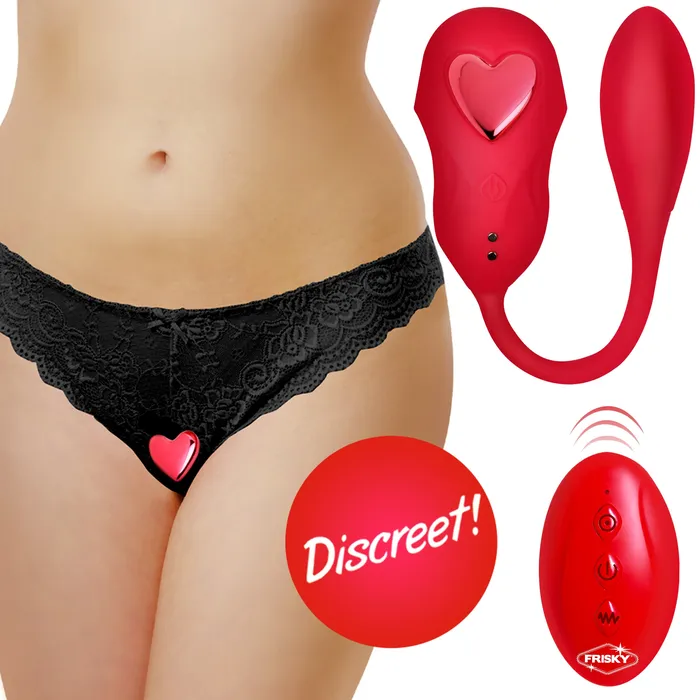 Double Love Connection Silicone Panty Vibe with Remote Control XR Brands Female Sex Toys Double Love Connection Silicone Panty Vibe with Remote Control XR Brands Female Sex Toys