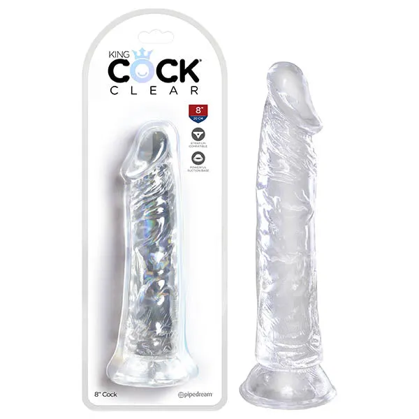 King Cock Clear 8 Cock Clear Pipedream Dildos