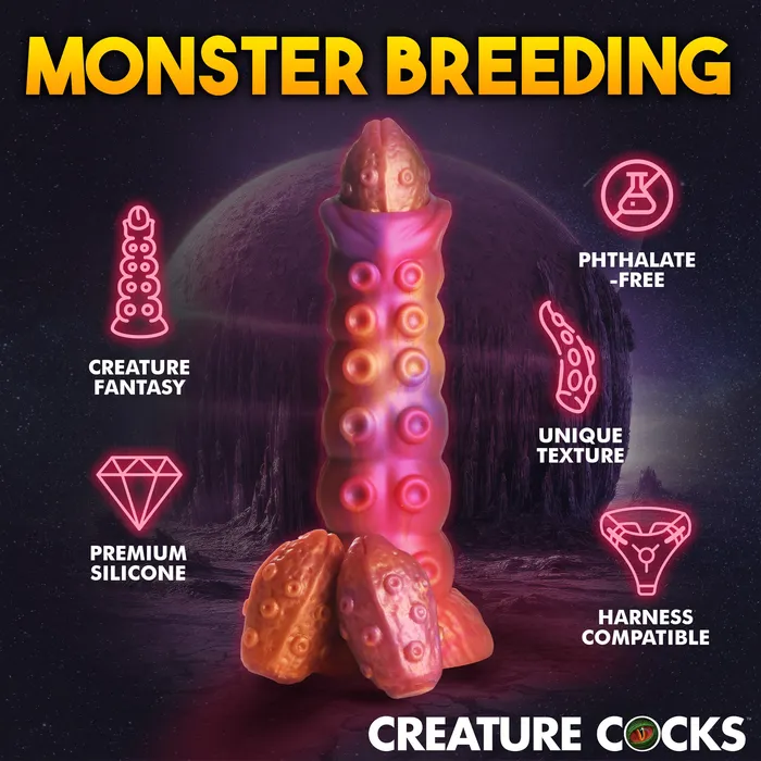 Nymphoid Ovipositor Silicone Dildo XR Brands Dildos