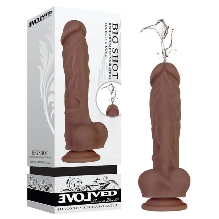 One Stop Adult Shop Vibrators Evolved Big Shot Brown